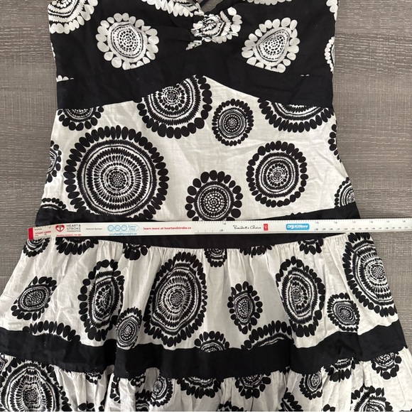 BCBGMAXAZRIA Black Midi Paisley Print Boho Dress - Picture 10 of 10